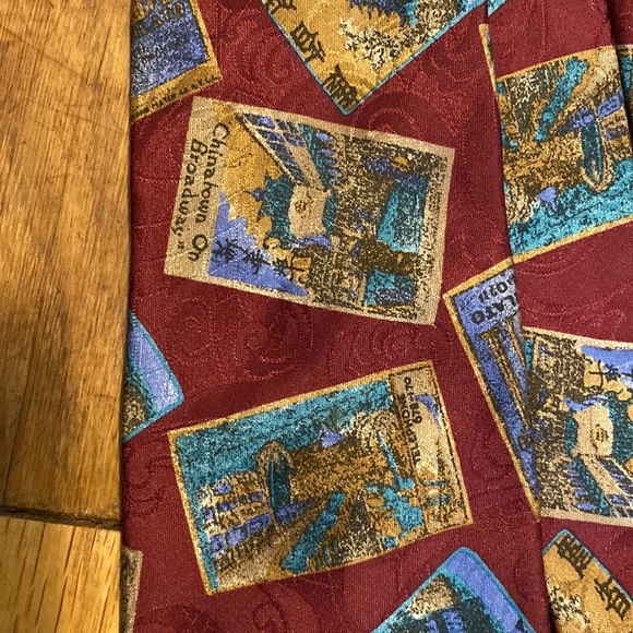 Geoffrey Beene tie 59” - Chinatown on Broadway   -bm - Picture 2 of 5